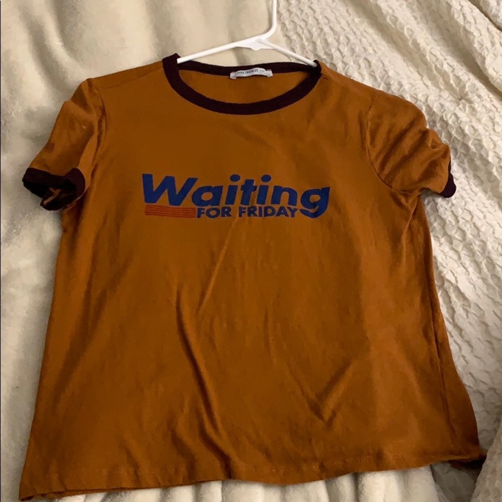 Zara graphic T shirt